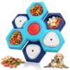 Rotating Puzzle Pet Toys Dog Foraging Training Slow Food Tray