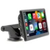Wireless Carplay AHD 7" Portable Car MP5 Player Bluetooth Multimedia Card Slot Reverse Image Android Auto Portable Car Stereo Touch Screen Dashboard