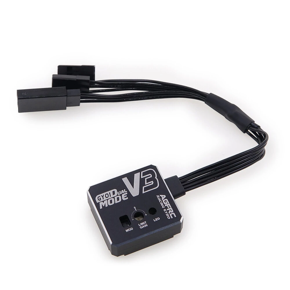 AGFRC GY01 V3 Adjustable Dual Gain Drift Tuned Rated Gyro RC Gyroscope For RC Car Boat