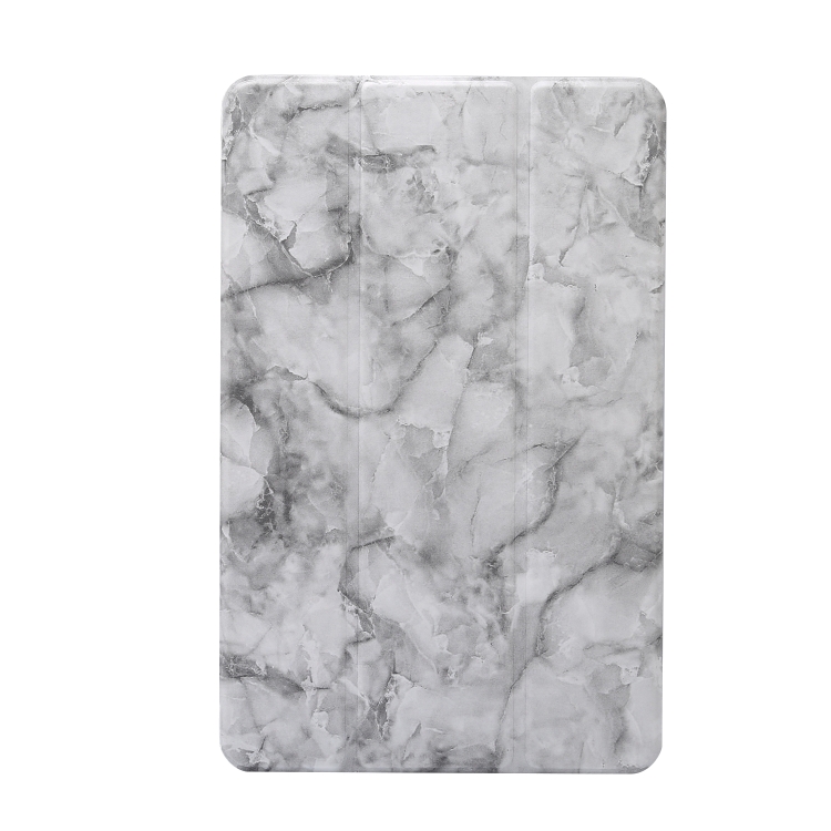 Marble Texture Pattern Horizontal Flip Leather Case, with Three-folding Holder & Sleep / Wake-up Function, For Huawei MatePad 10.4 inch (2020)