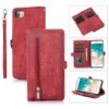 Zipper Card Slot Buckle Wallet Leather Phone Case, For iPhone 8 / 7 / SE 2020 2022, For iPhone XR, For iPhone 11, For iPhone 13 Pro