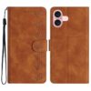 Seven Butterflies Embossed Leather Phone Case, For iPhone 16, For iPhone 15 Pro Max, For iPhone 15 Pro, For iPhone 15 Plus