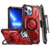 Armor Series Holder Phone Case with Back Clip, For iPhone 13 Pro Max, For iPhone 13 Pro, For iPhone 13, For iPhone 12 Pro Max