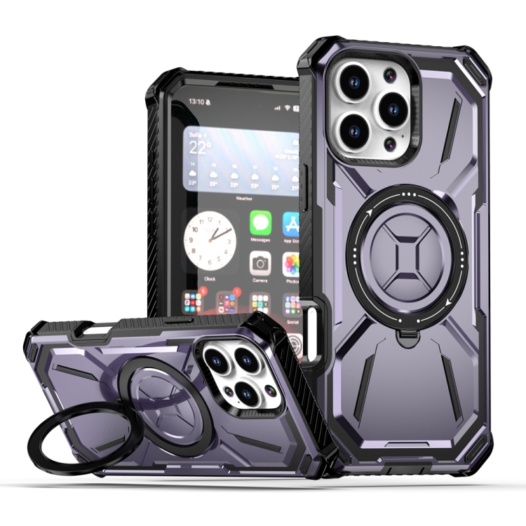 Armor Series Holder Phone Case, For iPhone 16 Pro Max, For iPhone 16 Pro, For iPhone 16 Plus, For iPhone 16