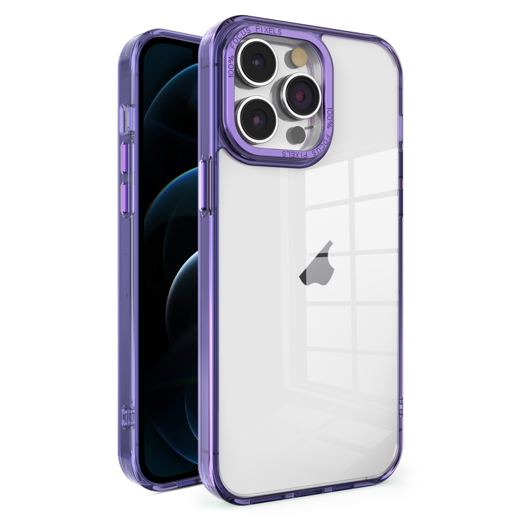Crystal TPU + PC Electroplated Lens Frame Phone Case, For iPhone 12 Pro Max, For iPhone 12 Pro, For iPhone 11 Pro Max, For iPhone 11, For iPhone 11 Pro