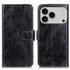 Retro Crazy Horse Texture Horizontal Flip Leather Phone Case, For iPhone 17 Pro Max, For iPhone 17 Pro, For iPhone 17, For iPhone 17 Air