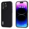 ABEEL Genuine Leather Silky Soft Black Edge Phone Case, For iPhone 14 Pro, For iPhone 14 Pro Max