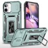 Armor PC + TPU Camera Shield Phone Case, For iPhone 16 Plus, For iPhone 16, For iPhone 15 Pro Max
