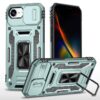 Armor PC + TPU Camera Shield Phone Case, For iPhone 16e, For iPhone 16 Pro Max, For iPhone 16 Pro