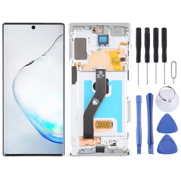 6.67 inch OLED LCD Screen Digitizer Full Assembly with Frame, For Samsung Galaxy Note10+