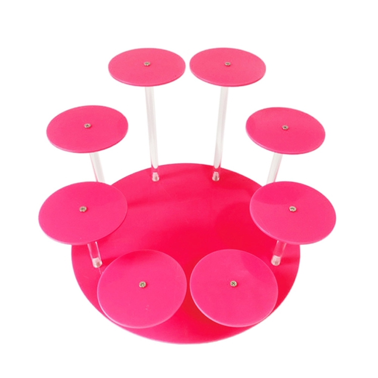 YX034 Acrylic Cupcake Shelf Cartoon Cake Display Stand