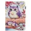 3D Painted Flat Leather Case with Card Slot & Wallet & Holder & Sleep / Wake-up Function, For Amazon Kindle Fire HD 8 (2020)
