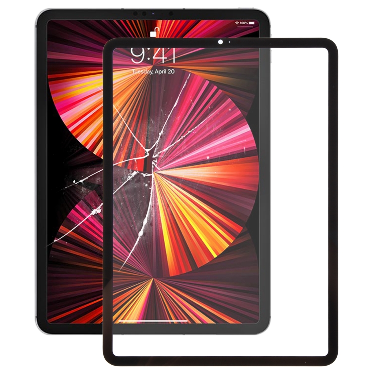 Front Screen Outer Glass Lens with OCA Optically Clear Adhesive, For iPad Pro 11 2021 2022, For iPad Air 5, For iPad mini 6, For iPad Air 4, For iPad Pro 11 2018 2020, For iPad Pro 12.9 2018 2020, For iPad Pro 9.7