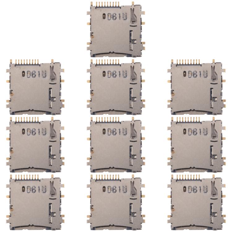 10pcs Original SIM Card Reader, For Galaxy Tab 3 7.0 SM-T211, For Galaxy S24 Ultra SM-S928, For Galaxy S24+ SM-S928, For Galaxy S24 SM-S921, For Galaxy S23 Ultra 5G SM-S918, For Galaxy S23+ 5G SM-S916, For Galaxy S23 5G SM-S911...