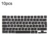 For MacBook A2442 A2485 A2779 A2780 A2991 A2992 A2918 10pcs UK Big Enter Version Keycaps, Arabic, French, Italy, German, Denmark, Sweden, Hungary, Spain, Norway, Russian, Portugal