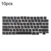 For MacBook A2442 A2485 A2779 A2780 A2991 A2992 A2918 10pcs US Small Enter Version Keycaps, Russian, Korean