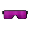 Night Club Bar Disco LED Light Emitting Glasses Festival Party USB Charging Shutter Dynamic Flash Glasses