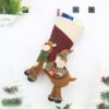 CX20226 Santa Claus Pattern Christmas Sock Gift Bag Christmas Tree Pendant Decoration, HC4934A, HC4934B, HC4934C