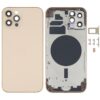 Back Housing Cover with SIM Card Tray & Side Keys & Camera Lens for iPhone 12 Pro(Blue), For iPhone 12 Pro(with SIM Card Tray & Side Keys)