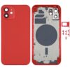 Back Housing Cover with SIM Card Tray & Side  Keys & Camera Lens for iPhone 12(White), For iPhone 12(with SIM Card Tray), Back Housing Cover for 12, For iPhone 12(with Card Tray)