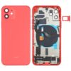 Battery Back Cover Assembly (with Side Keys & Speaker Ringer Buzzer & Motor & Camera Lens & Card Tray & Power Button + Volume Button + Charging Port & Wireless Charging Module) for iPhone 12, For iPhone 12(Assembly)