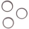 3 PCS Rear Camera Glass Lens Metal Outside Protector Hoop Ring for iPhone 13 Pro Max, For iPhone 13 Pro Max