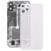 Transparent Frosted Glass Battery Back Cover for iPhone 11 Pro Max, For iPhone 11 Pro Max
