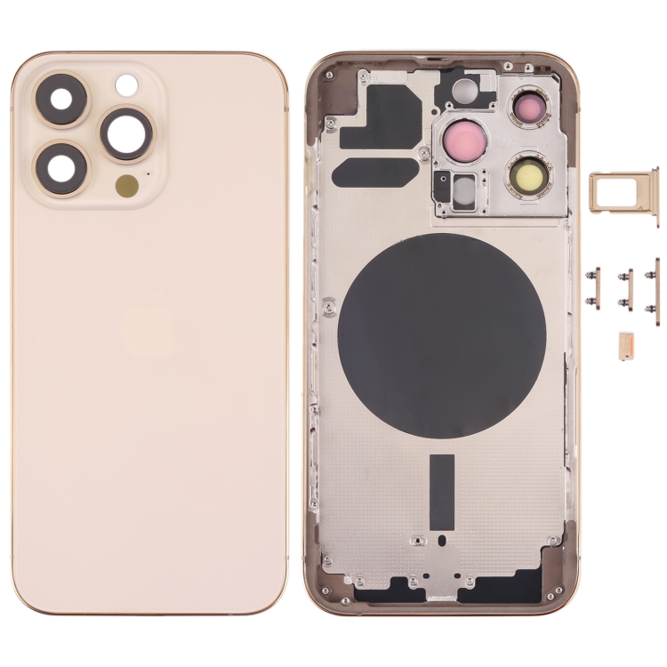 Back Housing Cover with SIM Card Tray & Side  Keys & Camera Lens for iPhone 13 Pro, For iPhone 13 Pro(with SIM Card Tray), For iPhone 13 Pro (with SIM Card Tray), For iPhone 13 Pro