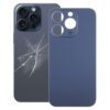 For iPhone 15 Pro Easy Replacement Big Camera Hole Glass Back Battery Cover, For iPhone 15 Pro(Not Disassemble)