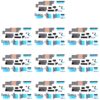 For iPhone 15 / 15 Plus 10sets Mainboard Heat Sink Sticker + FPC Sponge Foam Pads