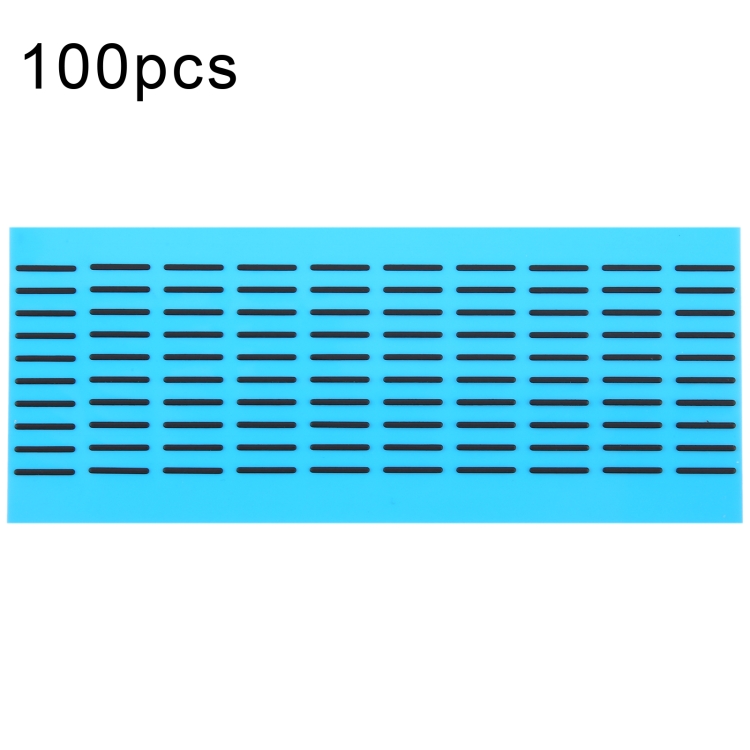 For iPhone 15 Pro Max 100pcs/set LCD Bottom Black Adhesive Sticker(02)