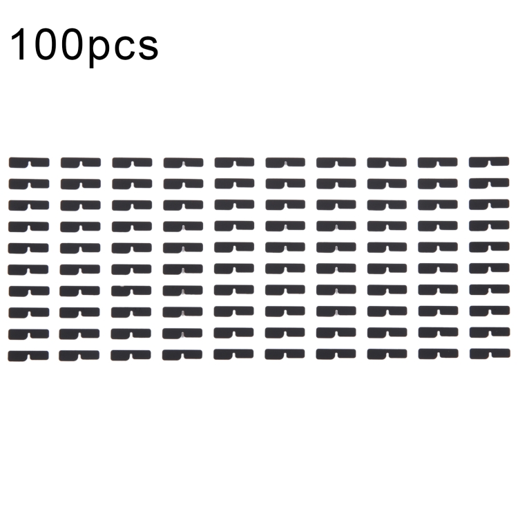 For iPhone 15 Pro Max 100pcs/set LCD Side Black Adhesive Sticker(04)