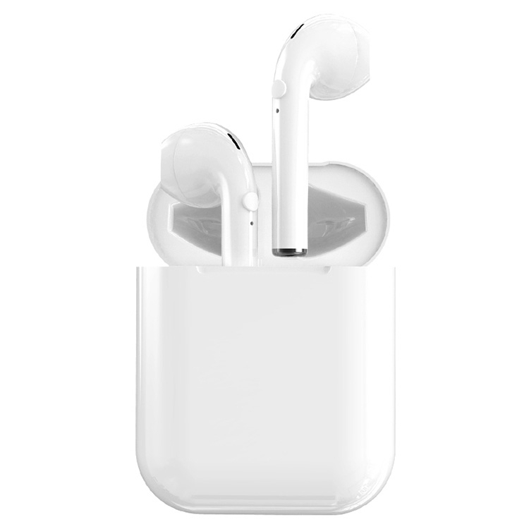 i9 Wireless TWS Sport Bilateral Stereo Bluetooth 5.0 Headset with Charging Box, Push-button Version, Push-button Version