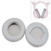 2 PCS For Razer Kraken 7.1 V2 Headphone Cushion Sponge Grey Net Cover Earmuffs Replacement Earpads