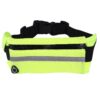 Multifunctional Outdoor Sports Mesh Breathable Fabric Waist Bag with Night Reflective Strip & Earphone Hole for iPhone, Samsung, Sony and other Phones (for Less Than 6 inch)