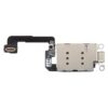 For iPhone 16 Plus Dual SIM Card Holder Socket with Flex Cable