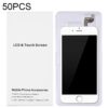 50 PCS Cardboard Packaging White Box for iPhone 6s Plus & 6 Plus LCD Screen