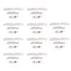 10 Sets for iPhone 6 Plus Power Button / Volume Key / Vibration Key Retaining Bracket Set