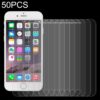 50 PCS For iPhone 8 / 7 / 6 / 6S 0.26mm 9H Surface Hardness 2.5D Explosion-proof Tempered Glass Non-full Screen Film, No Retail Package