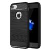 For  iPhone 8 & 7  Brushed Texture Fiber TPU Rugged Armor Protective Case, For iPhone 8 & 7, For 8 & 7