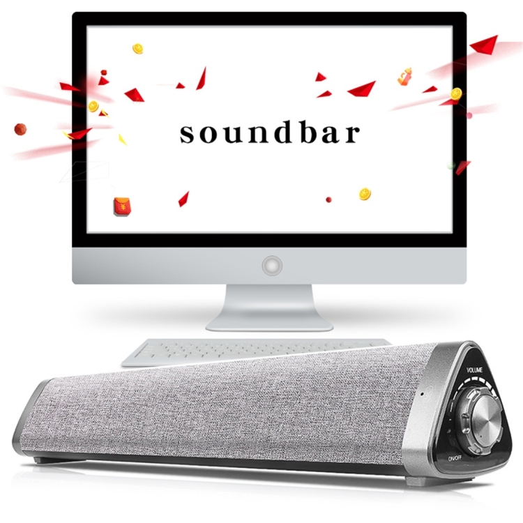 LP1811 Portable Bluetooth 5.0 Desktop Real Bass Bluetooth Speakers, Support TF Card & Hands-free Calls