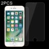 2 PCS for iPhone 8 Plus & iPhone 7 Plus 0.26mm 9H Surface Hardness 2.5D Explosion-proof Tempered Glass Non-full Screen Film
