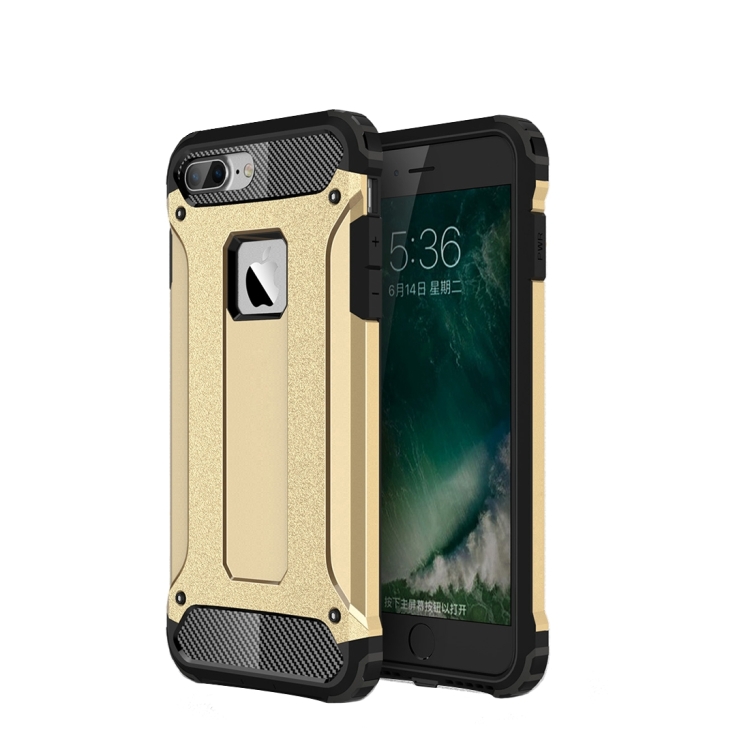 For iPhone 8 Plus & 7 Plus   Tough Armor TPU + PC Combination Case, For iPhone 7 Plus, For iPhone 8P & 7P