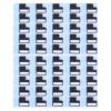 50 PCS for iPhone 7 Plus LCD Back Metal Plate Large Stickers