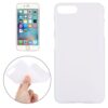 For iPhone 8 Plus & 7 Plus Solid Color TPU Protective Back Cover Case