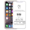 For iPhone X 0.3mm 9H Surface Hardness 4D Curved Full Screen Tempered Glass Screen Protector, iPhone X, For X, For iPhone X (1 PC)