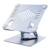 R-JUST HZ39 Triangular Swivel Lift Laptop Stand, HZ39 Grey, HZ39 Silver