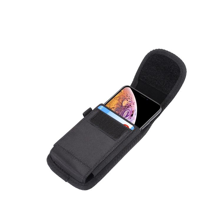 4.7 inch Universal Vertical Nylon Fabric Waist Bag  for iPhone X & iPhone 8, Galaxy S6, Redmi 3