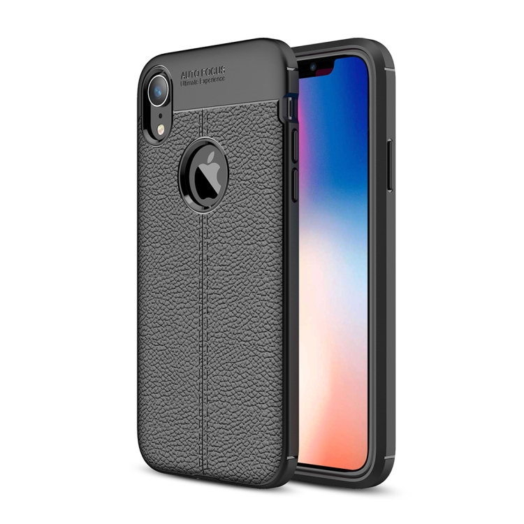 For iPhone X / XS Litchi Texture TPU Case, For XS