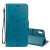 For iPhone XR Embossed Butterfly Pattern Horizontal Flip Leather Case with Card Slot & Holder & Wallet & Lanyard, For XR